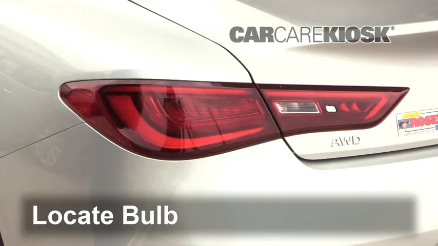 2017 Infiniti Q60 Premium 3.0L V6 Turbo Luces Luz de reversa (reemplazar foco)
